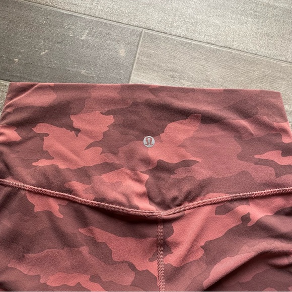 Lululemon Align Crop *21" Heritage 365 Camo Brier Rose Multi - Picture 7 of 7